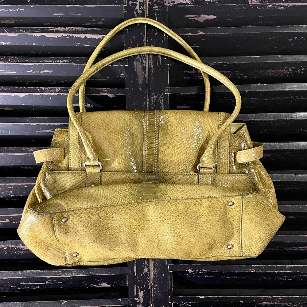 Cole Haan Trinity Python Print Purse Shoulder Bag - image 3